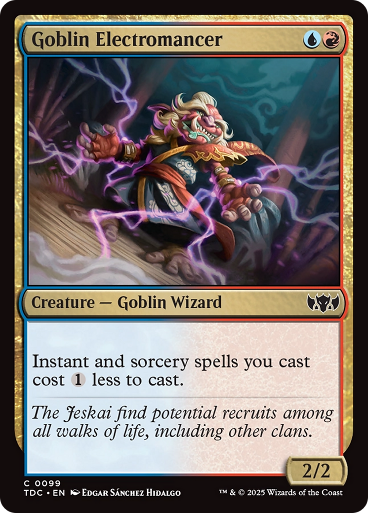 Goblin Electromancer [Tarkir: Dragonstorm Commander] | Exor Games New Glasgow