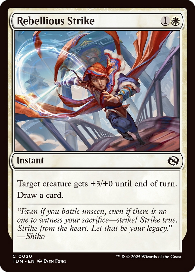 Rebellious Strike [Tarkir: Dragonstorm] | Exor Games New Glasgow