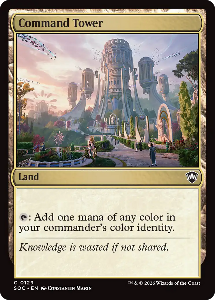 Command Tower [Secrets of Strixhaven Commander] | Exor Games New Glasgow
