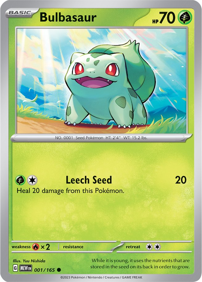 Bulbasaur (001/165) [Scarlet & Violet: 151] | Exor Games New Glasgow