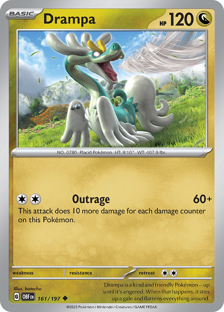 Drampa (161/197) [Scarlet & Violet: Obsidian Flames] | Exor Games New Glasgow