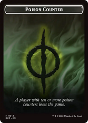 Saproling // Poison Counter Double-Sided Token [Lorwyn Eclipsed Tokens] | Exor Games New Glasgow