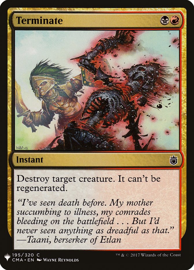 Terminate [Mystery Booster] | Exor Games New Glasgow
