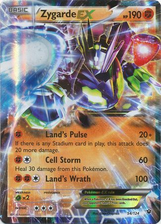 Zygarde EX (54/124) (Jumbo Card) [XY: Fates Collide] | Exor Games New Glasgow