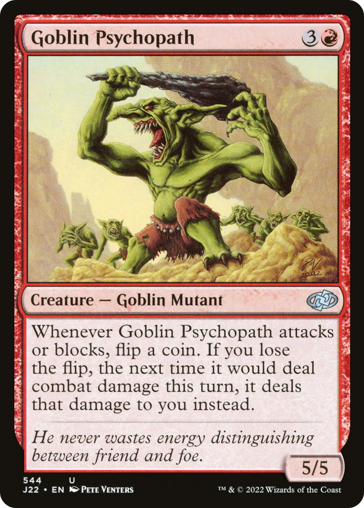 Goblin Psychopath [Jumpstart 2022] | Exor Games New Glasgow