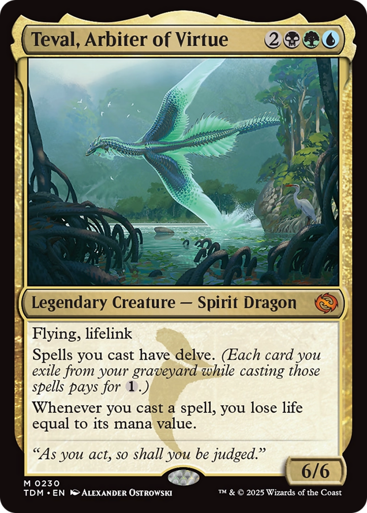 Teval, Arbiter of Virtue [Tarkir: Dragonstorm] | Exor Games New Glasgow