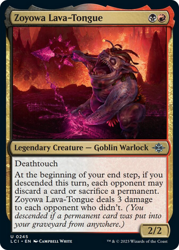 Zoyowa Lava-Tongue [The Lost Caverns of Ixalan] | Exor Games New Glasgow