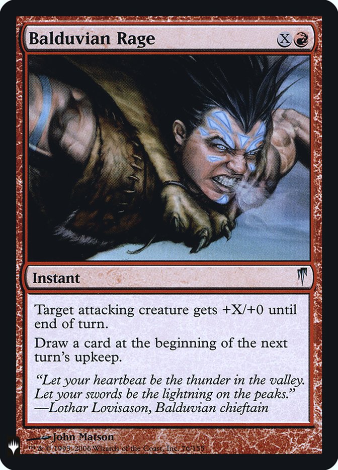 Balduvian Rage [Mystery Booster] | Exor Games New Glasgow