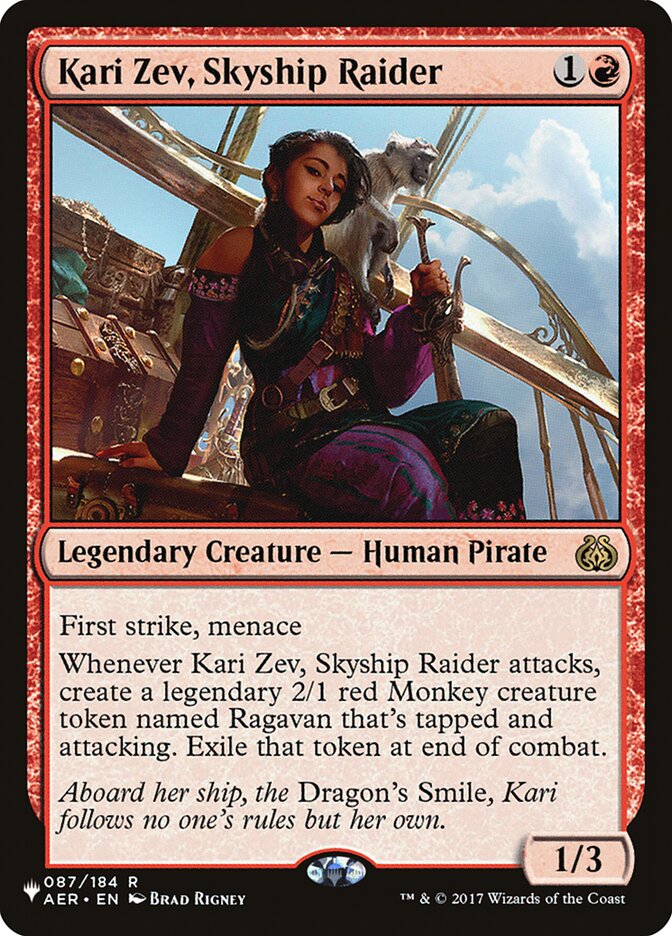 Kari Zev, Skyship Raider [The List] | Exor Games New Glasgow