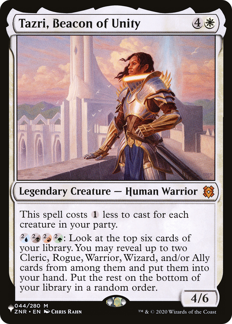 Tazri, Beacon of Unity (ZNR) [The List] | Exor Games New Glasgow