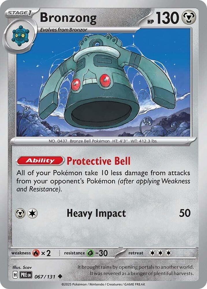 Bronzong (067/131) [Scarlet & Violet: Prismatic Evolutions] | Exor Games New Glasgow