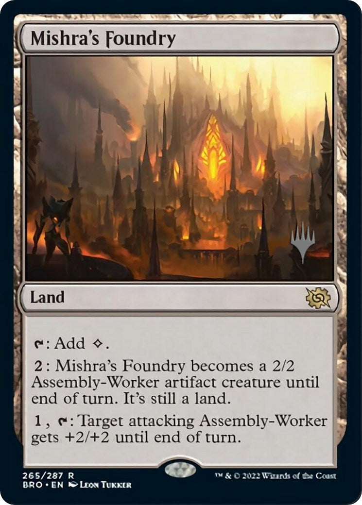 Mishra's Foundry (Promo Pack) [The Brothers' War Promos] | Exor Games New Glasgow