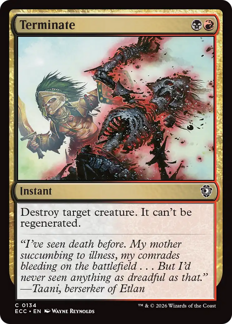 Terminate [Lorwyn Eclipsed Commander] | Exor Games New Glasgow