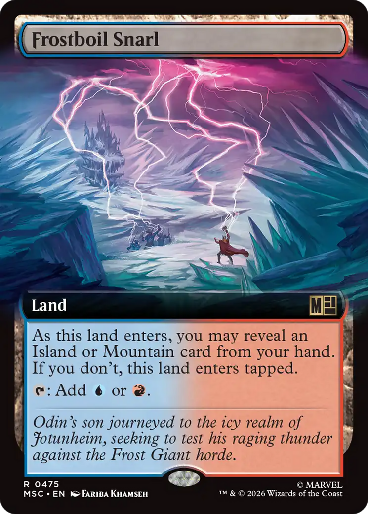 Frostboil Snarl (Extended Art) [Marvel Super Heroes Commander] | Exor Games New Glasgow