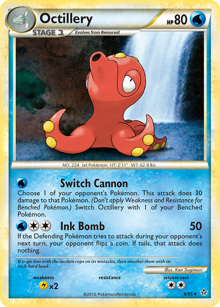 Octillery (6/95) [HeartGold & SoulSilver: Unleashed] | Exor Games New Glasgow