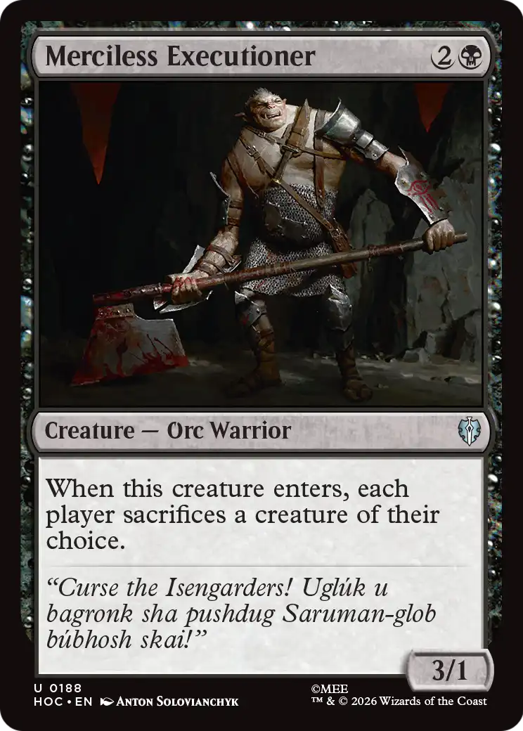 Merciless Executioner [The Hobbit: Eternal-Legal] | Exor Games New Glasgow