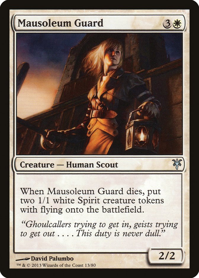 Mausoleum Guard [Duel Decks: Sorin vs. Tibalt] | Exor Games New Glasgow