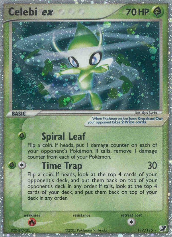 Celebi ex (117/115) [EX: Unseen Forces] | Exor Games New Glasgow