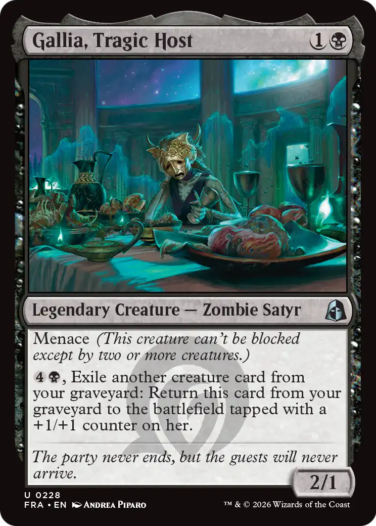Gallia, Tragic Host [Reality Fracture] | Exor Games New Glasgow