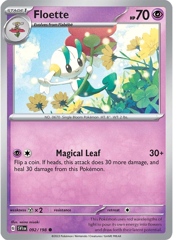 Floette (092/198) [Scarlet & Violet: Base Set] | Exor Games New Glasgow