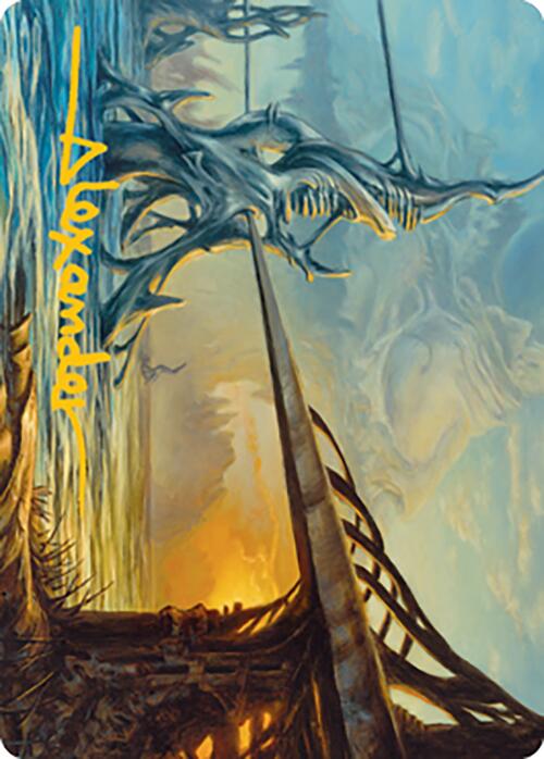 Razortide Bridge Art Card (Gold-Stamped Signature) [Modern Horizons 2 Art Series] | Exor Games New Glasgow