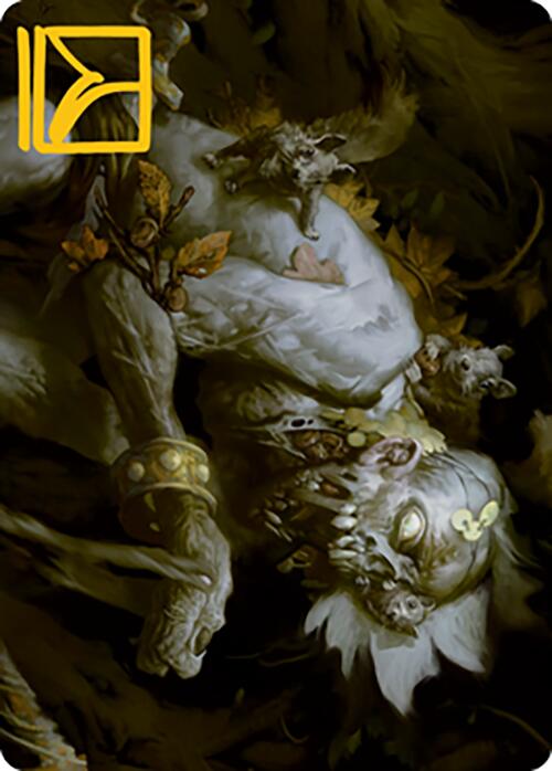 Nested Shambler Art Card (Gold-Stamped Signature) [Modern Horizons 2 Art Series] | Exor Games New Glasgow