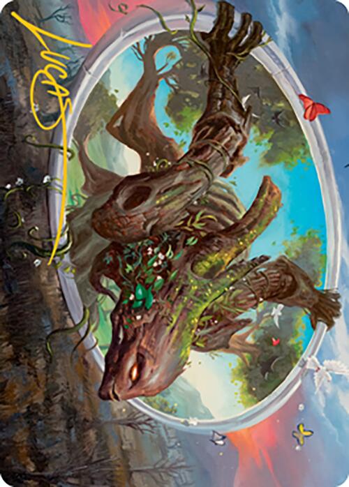 Gaea's Will Art Card (Gold-Stamped Signature) [Modern Horizons 2 Art Series] | Exor Games New Glasgow