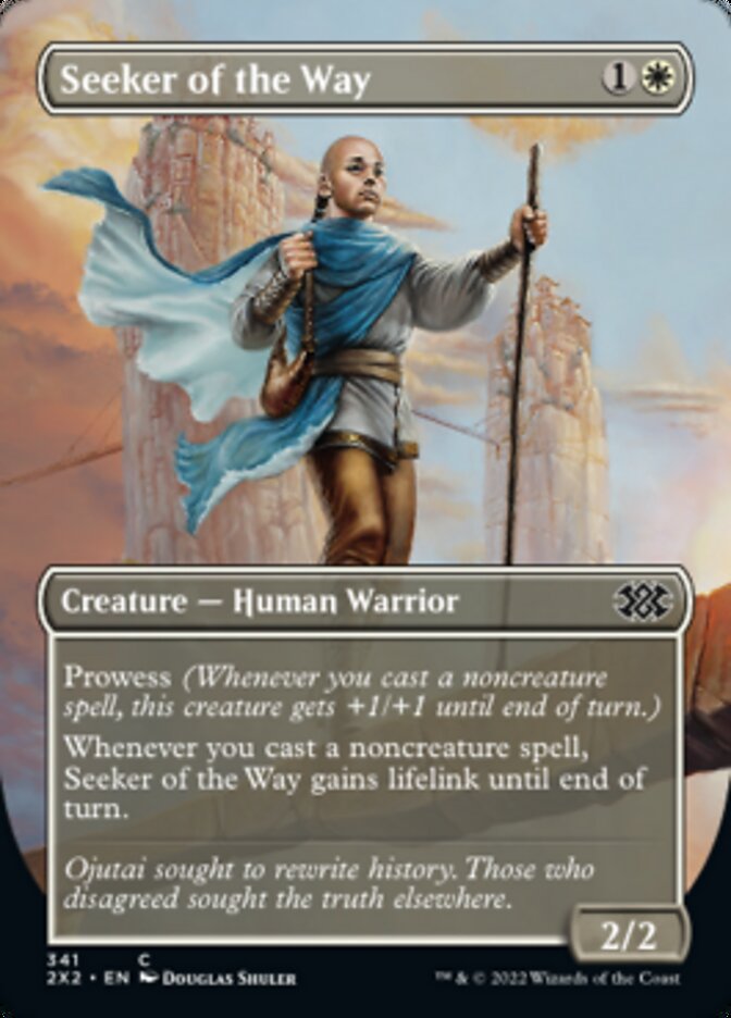 Seeker of the Way (Borderless Alternate Art) [Double Masters 2022] | Exor Games New Glasgow