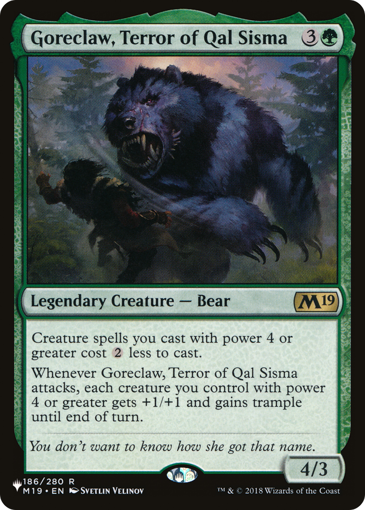 Goreclaw, Terror of Qal Sisma [The List] | Exor Games New Glasgow