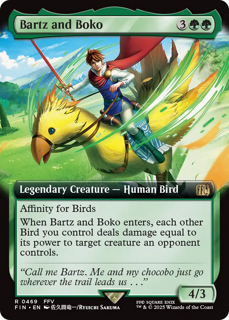 Bartz and Boko (Extended Art) [FINAL FANTASY] | Exor Games New Glasgow