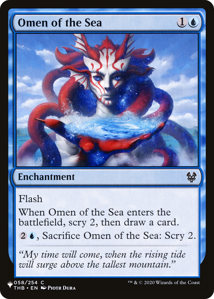 Omen of the Sea [The List Reprints] | Exor Games New Glasgow