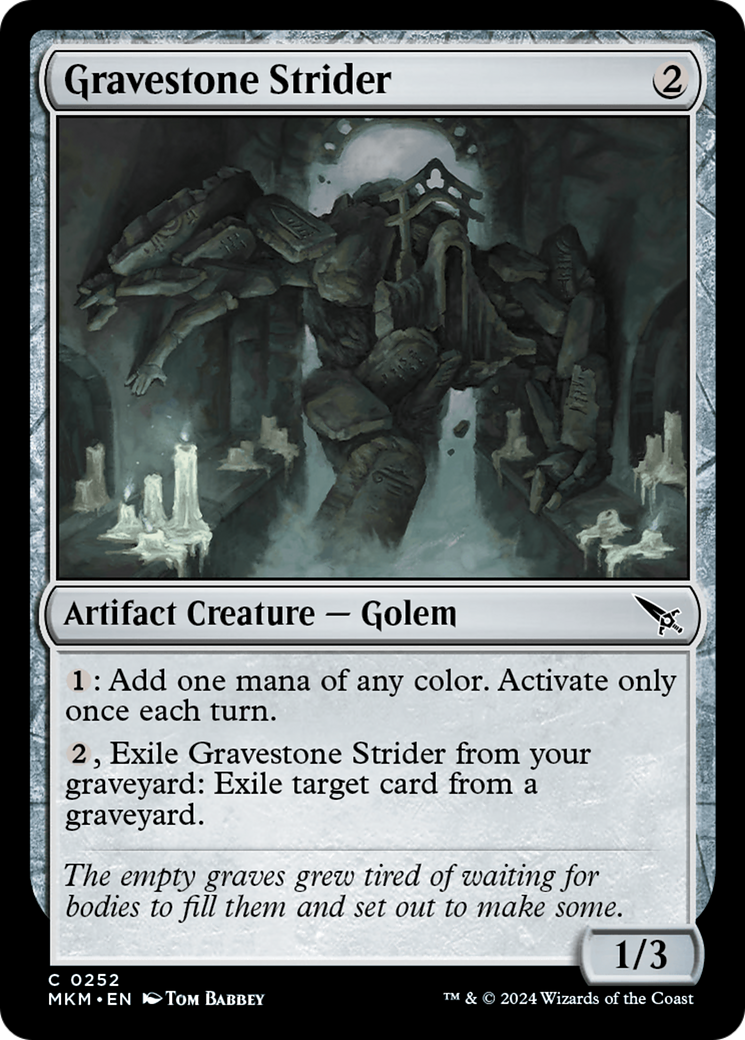 Gravestone Strider [Murders at Karlov Manor] | Exor Games New Glasgow
