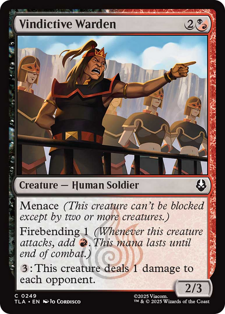 Vindictive Warden [Avatar: The Last Airbender] | Exor Games New Glasgow