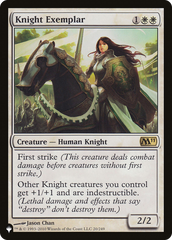 Knight Exemplar (Magic 2011) [The List] | Exor Games New Glasgow