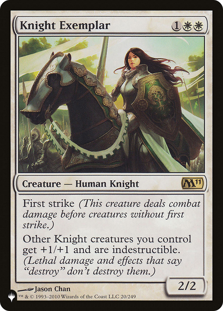 Knight Exemplar (Magic 2011) [The List] | Exor Games New Glasgow