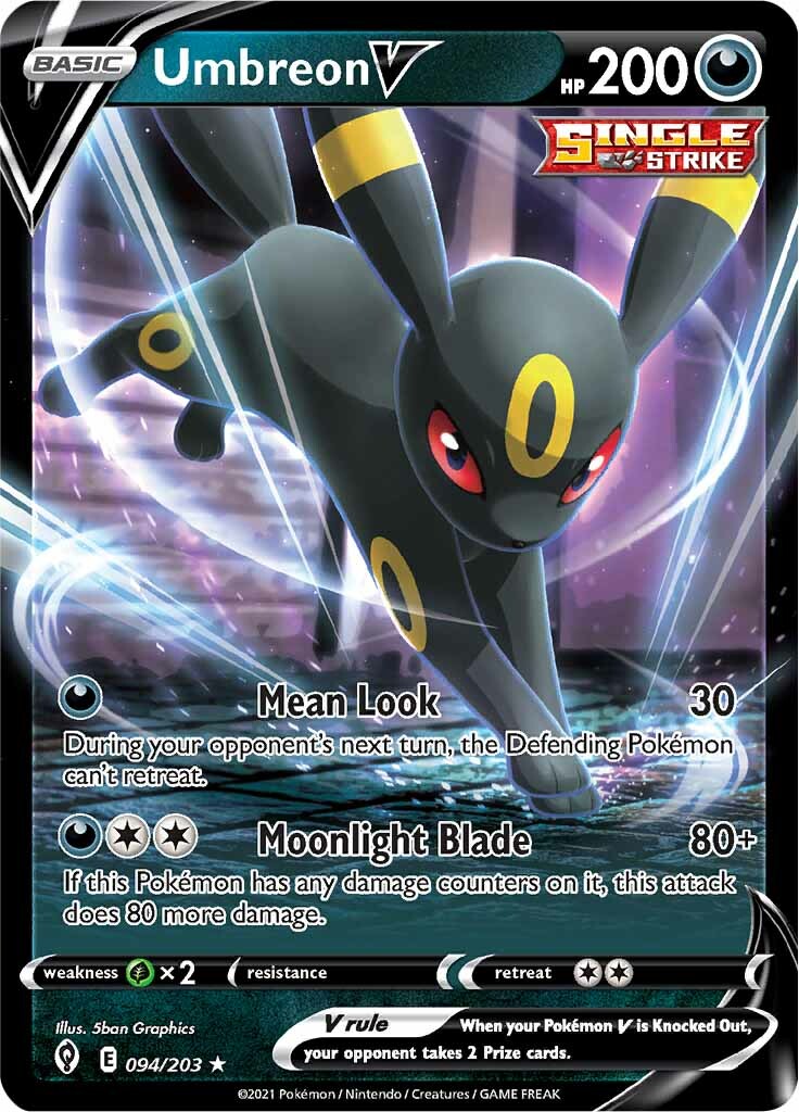 Umbreon V (094/203) [Sword & Shield: Evolving Skies] | Exor Games New Glasgow