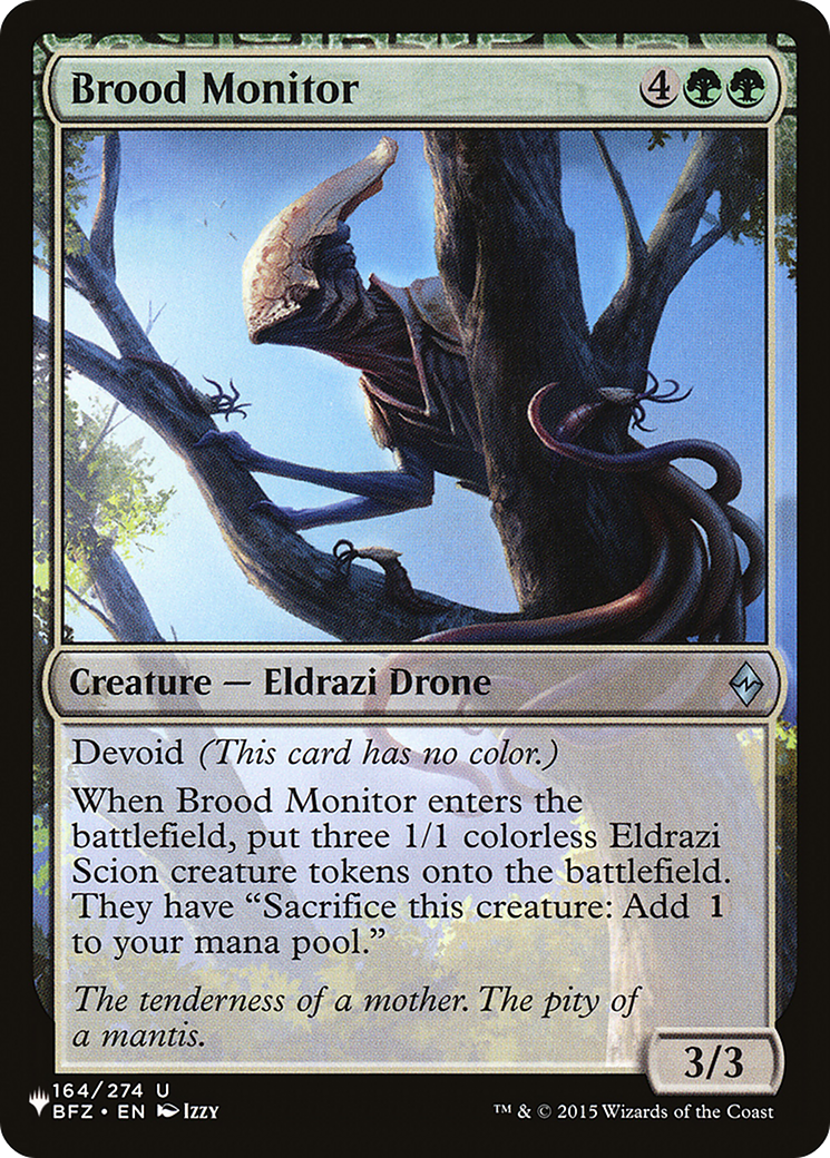 Brood Monitor [The List Reprints] | Exor Games New Glasgow