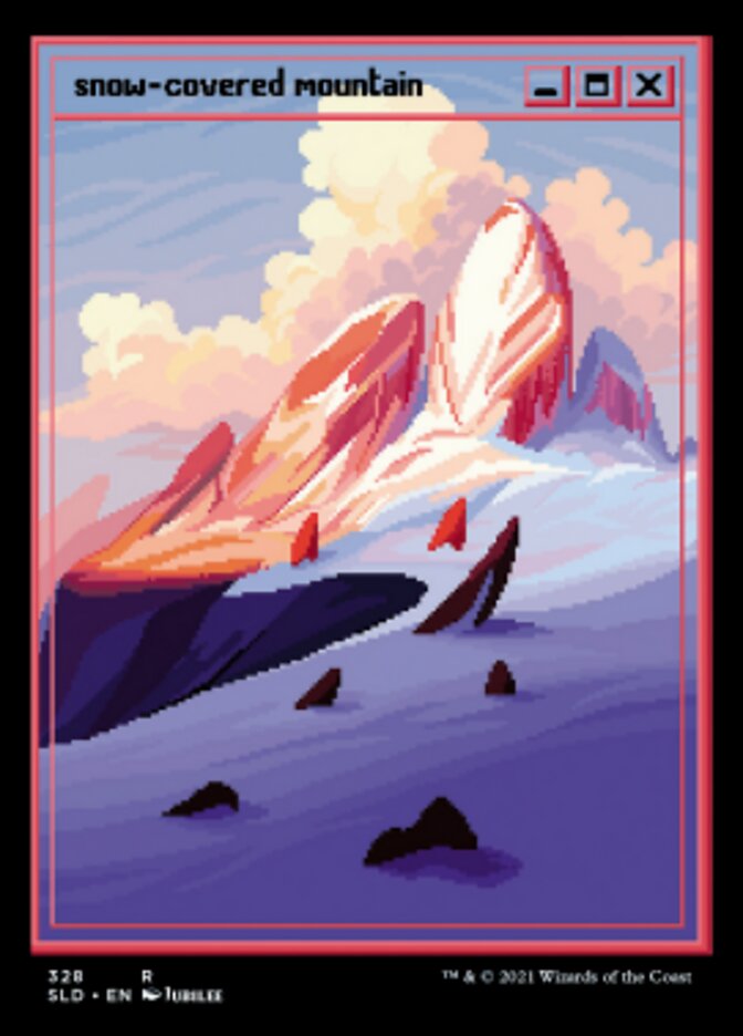 Snow-Covered Mountain (328) [Secret Lair Drop Series] | Exor Games New Glasgow