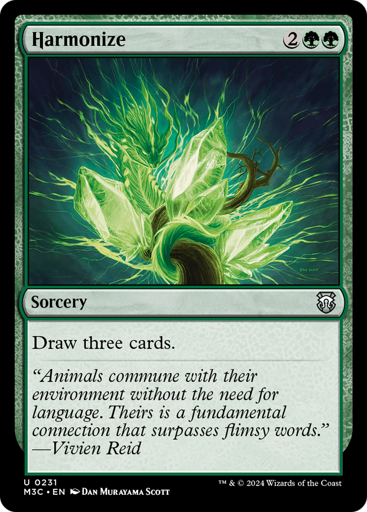 Harmonize (Ripple Foil) [Modern Horizons 3 Commander] | Exor Games New Glasgow