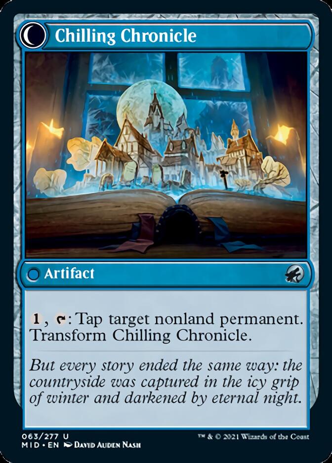 Mysterious Tome // Chilling Chronicle [Innistrad: Midnight Hunt] | Exor Games New Glasgow
