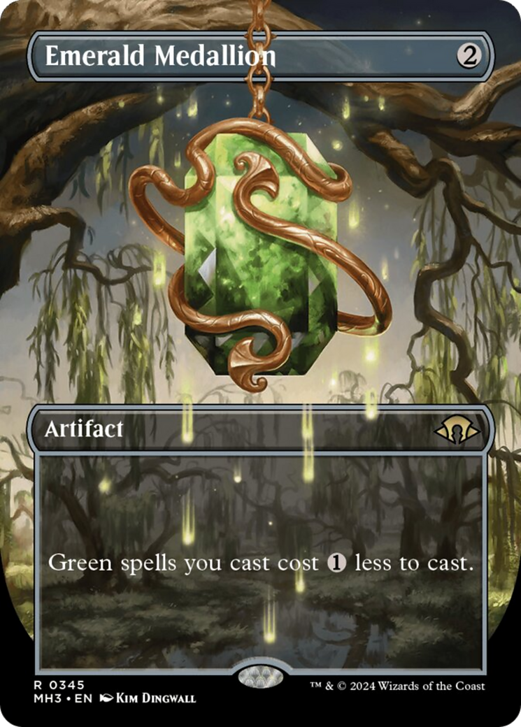 Emerald Medallion (Borderless) [Modern Horizons 3] | Exor Games New Glasgow
