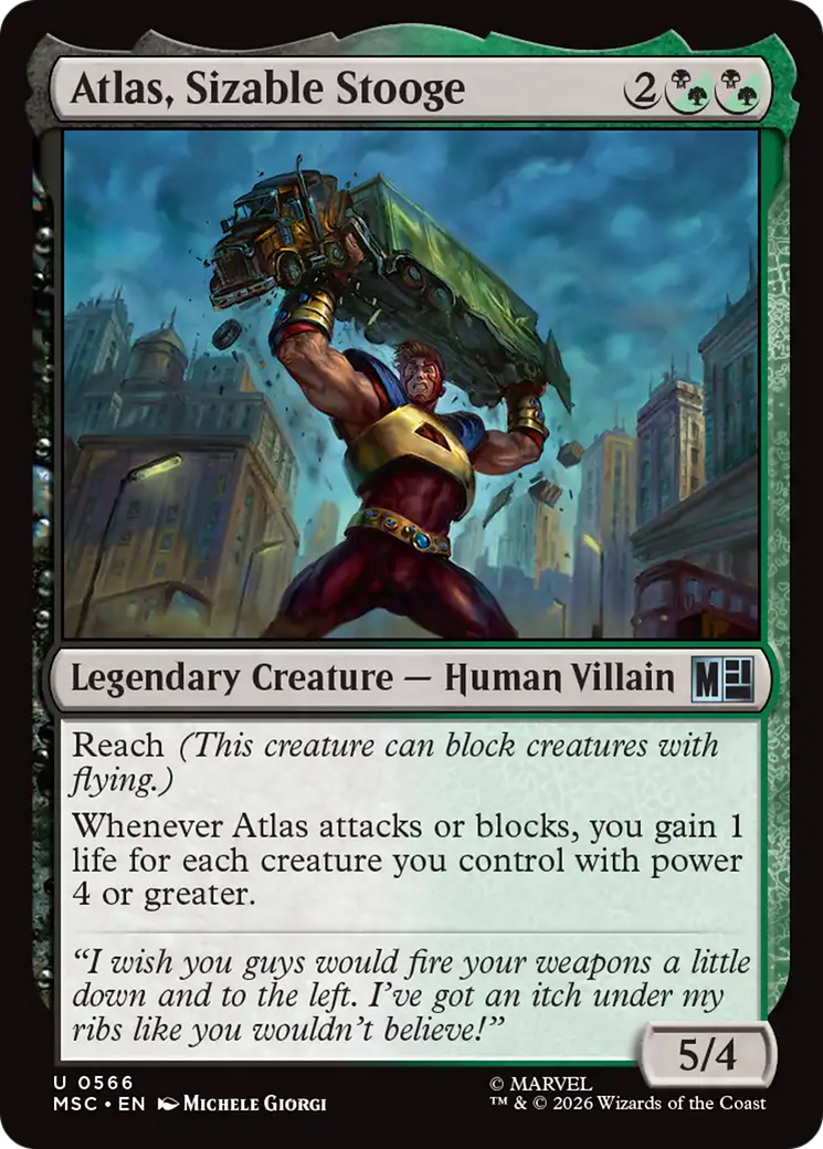 Atlas, Sizable Stooge [Marvel Super Heroes] | Exor Games New Glasgow
