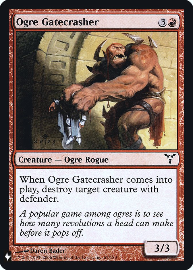 Ogre Gatecrasher [Mystery Booster] | Exor Games New Glasgow