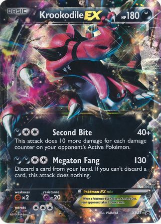 Krookodile EX (XY25) (Jumbo Card) [XY: Black Star Promos] | Exor Games New Glasgow