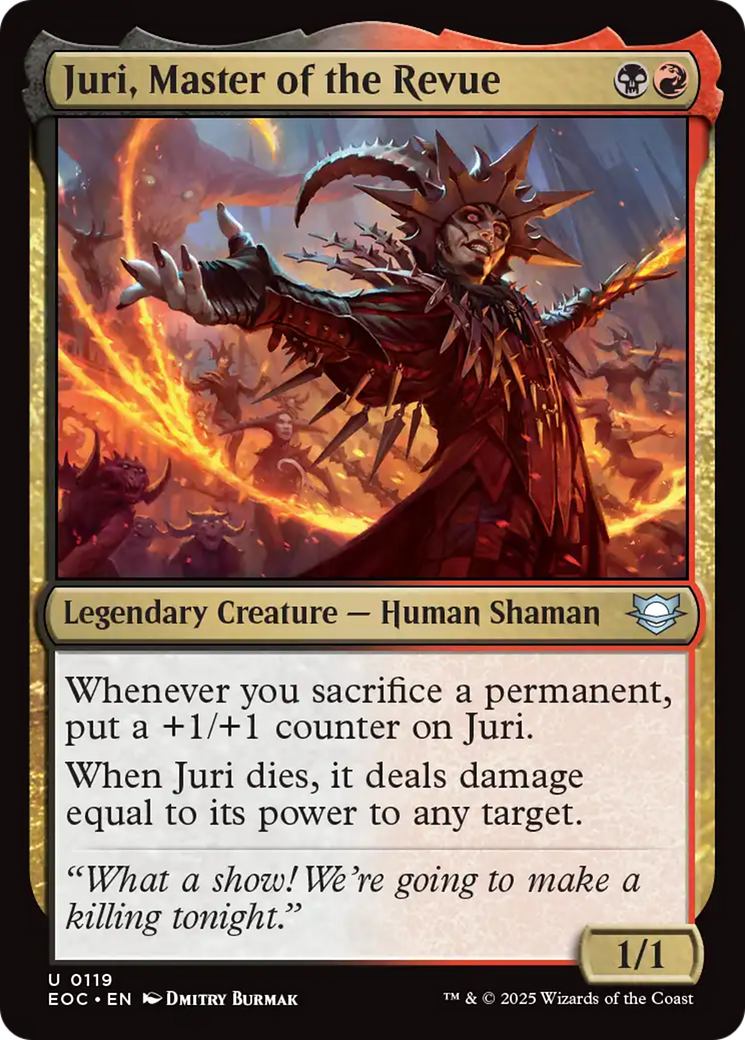 Juri, Master of the Revue [Edge of Eternities Commander] | Exor Games New Glasgow
