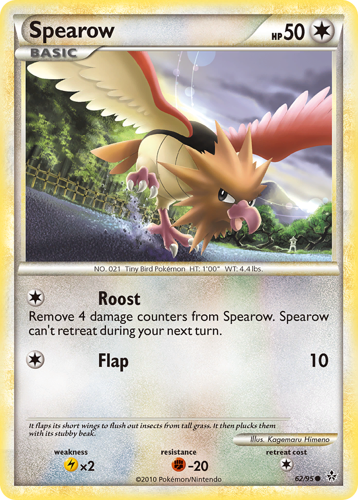 Spearow (62/95) [HeartGold & SoulSilver: Unleashed] | Exor Games New Glasgow