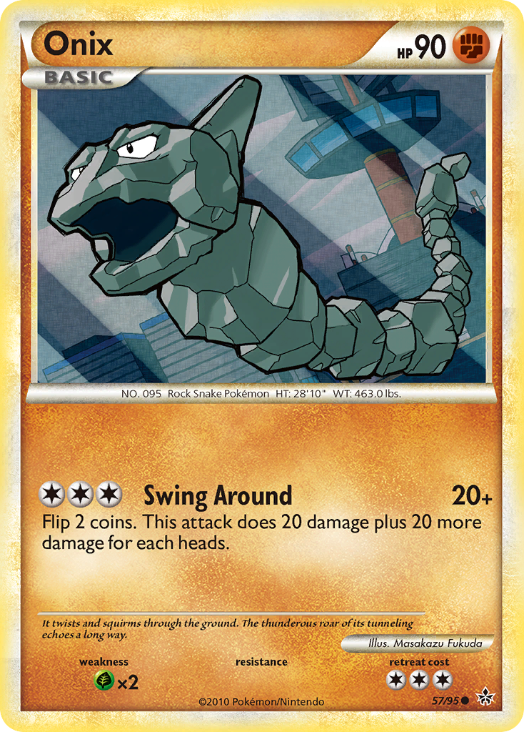 Onix (57/95) [HeartGold & SoulSilver: Unleashed] | Exor Games New Glasgow