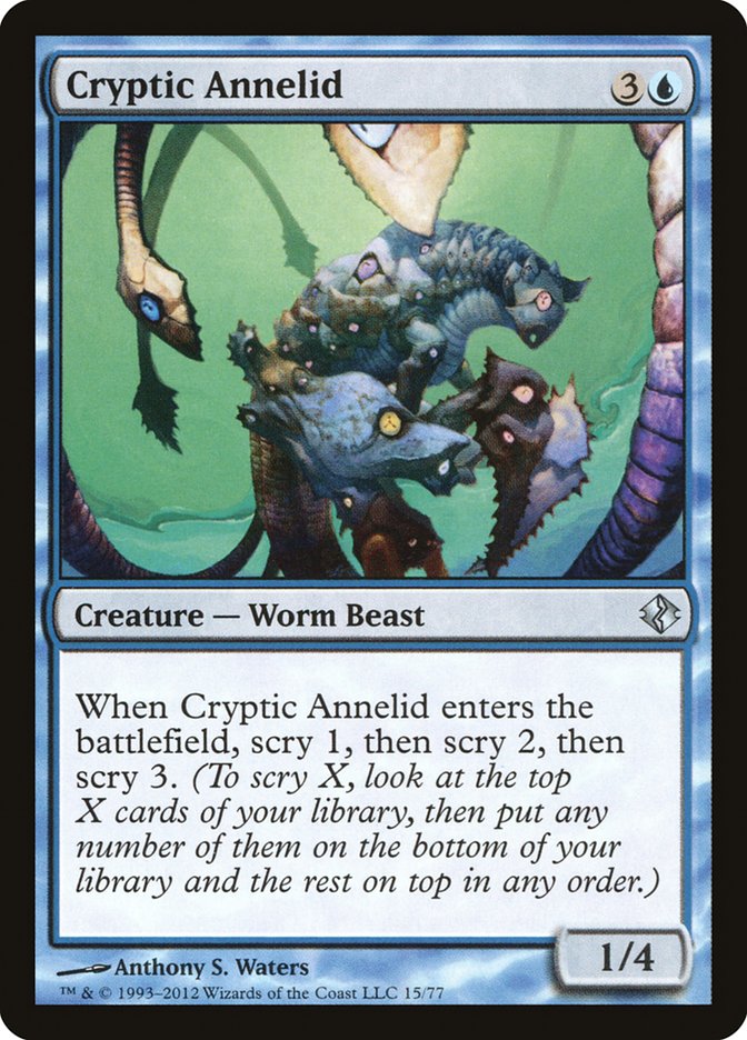 Cryptic Annelid [Duel Decks: Venser vs. Koth] | Exor Games New Glasgow