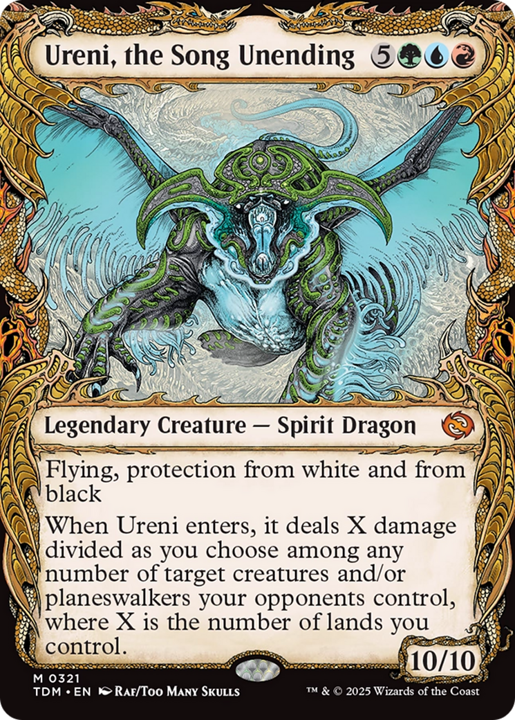 Ureni, the Song Unending (Showcase) [Tarkir: Dragonstorm] | Exor Games New Glasgow