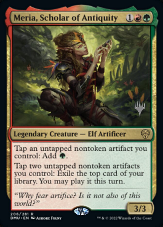 Meria, Scholar of Antiquity (Promo Pack) [Dominaria United Promos] | Exor Games New Glasgow